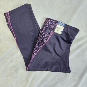 Purple Leggings with Pink Accents